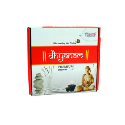 FLOURISH Dhyanam Dhoop Cup – 12 Pc