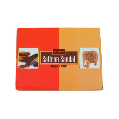 Nandita Saffron Sandal Dhoop 12 Cup