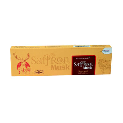 Flourish Saffron Musk Natural 50GM Incense Sticks